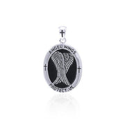 Angel Wings Medallion Pendant TPD4640 Pendant