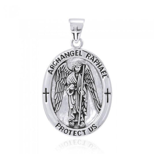 Archangel Raphael  Medallion Pendant TPD4643