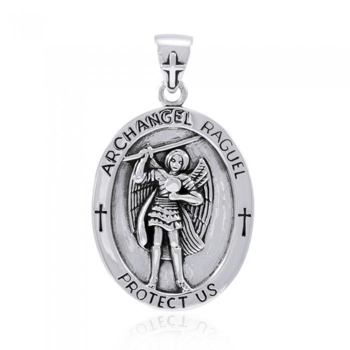Archangel Raguel  Medallion Pendant TPD4647