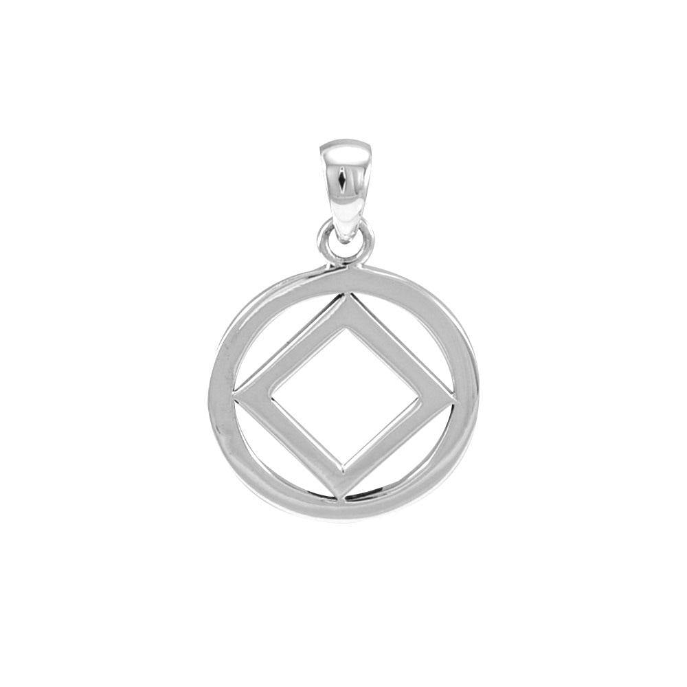 NA Symbol Silver Pendant TPD4704 - Wholesale Jewelry