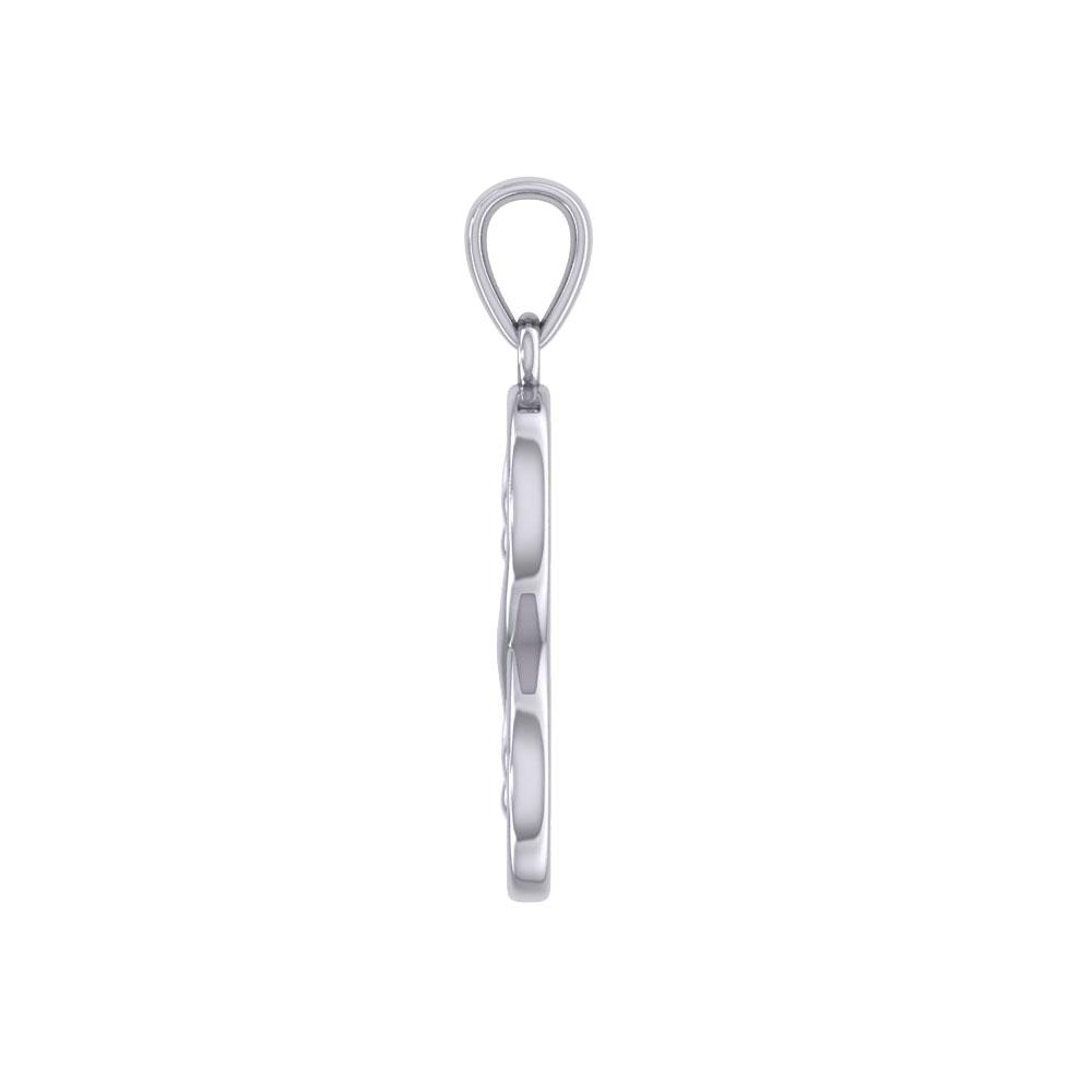 Infinity with Trinity Knot Silver Pendant TPD5210 Pendant