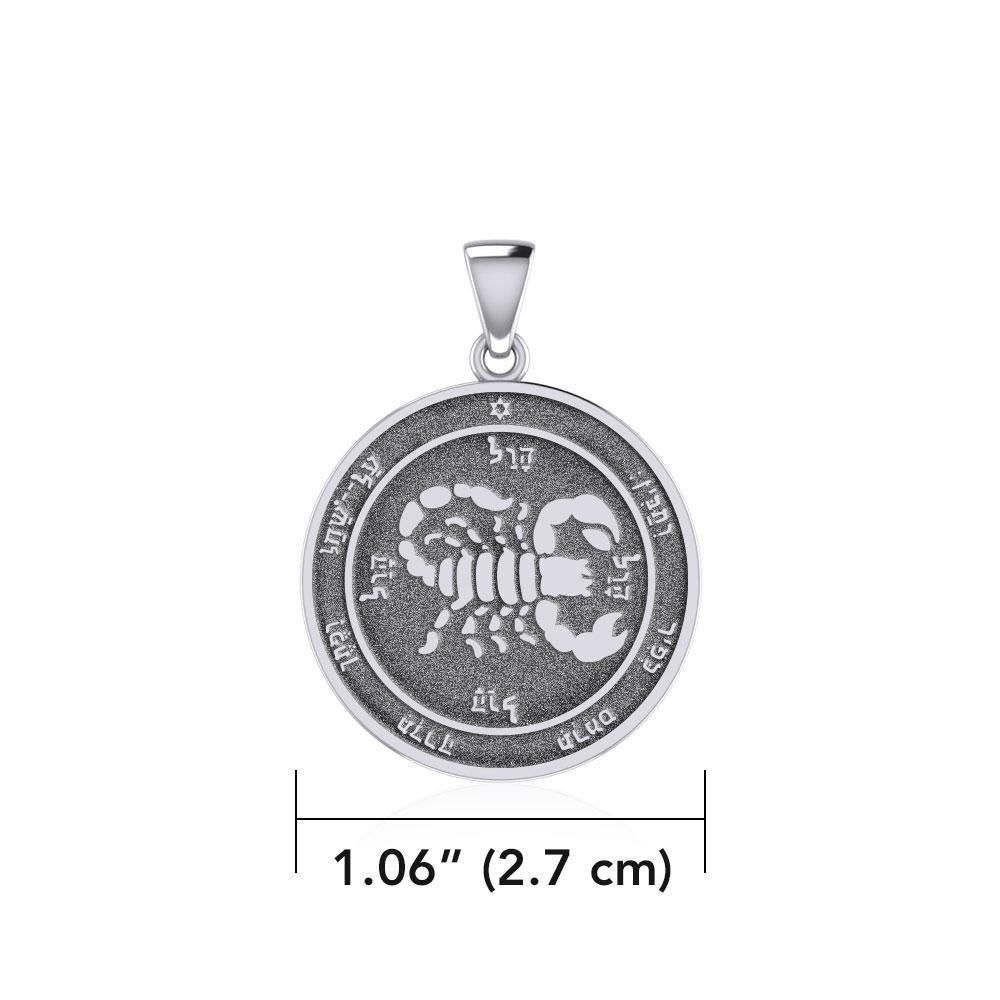 Fifth Pentacle of Mars Silver Pendant TPD5238 Pendant
