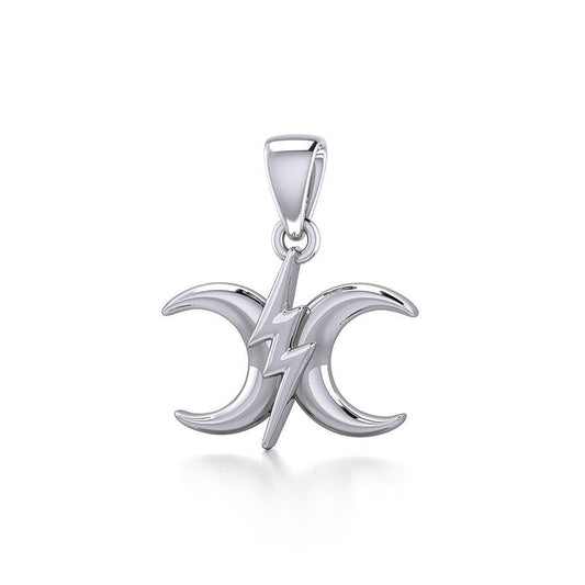 The Power Moon Silver Pendant TPD5257 - Peter Stone Wholesale