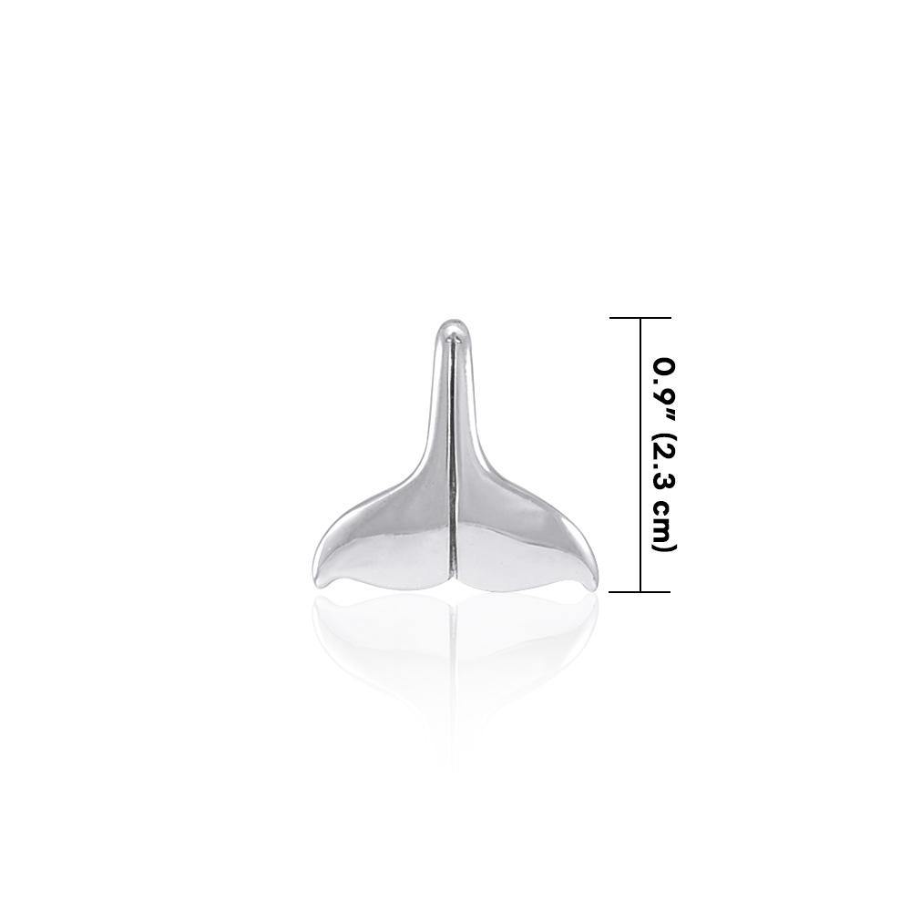 Whale Tail Silver Pendant TPD5302 Pendant