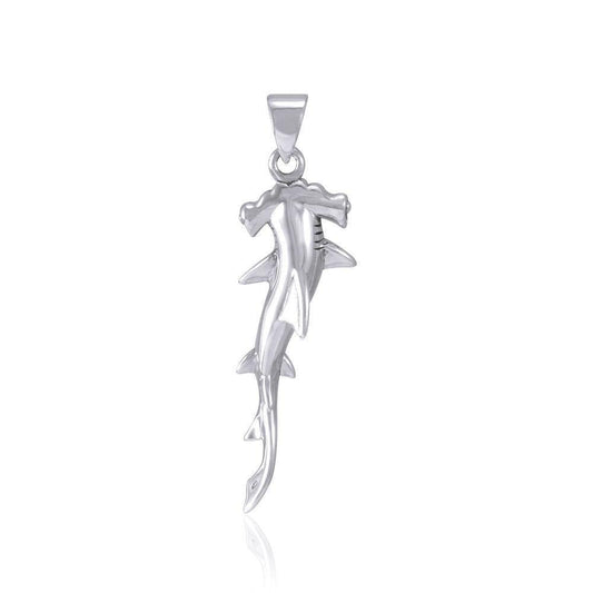 Hammerhead Shark Silver Pendant TPD5314 - Jewelry