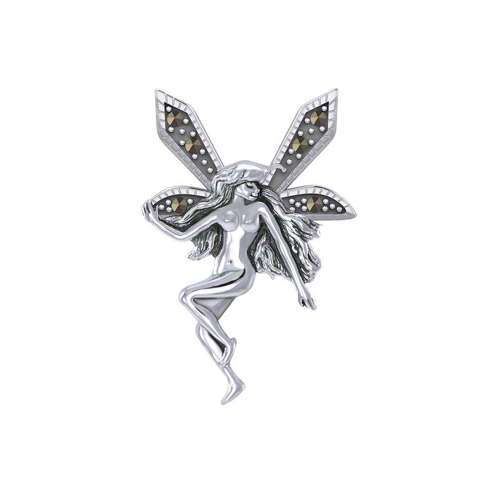 The Little Fairy Silver Pendant with Marcasite TPD5370 Pendant