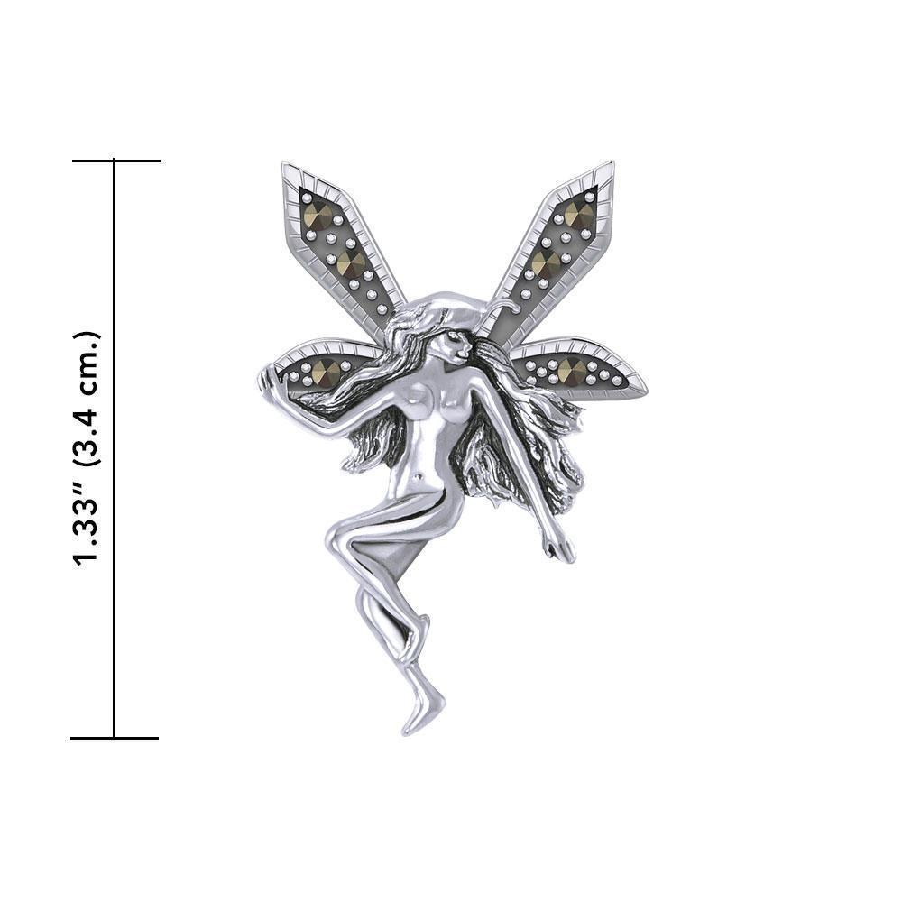 The Little Fairy Silver Pendant with Marcasite TPD5370 Pendant