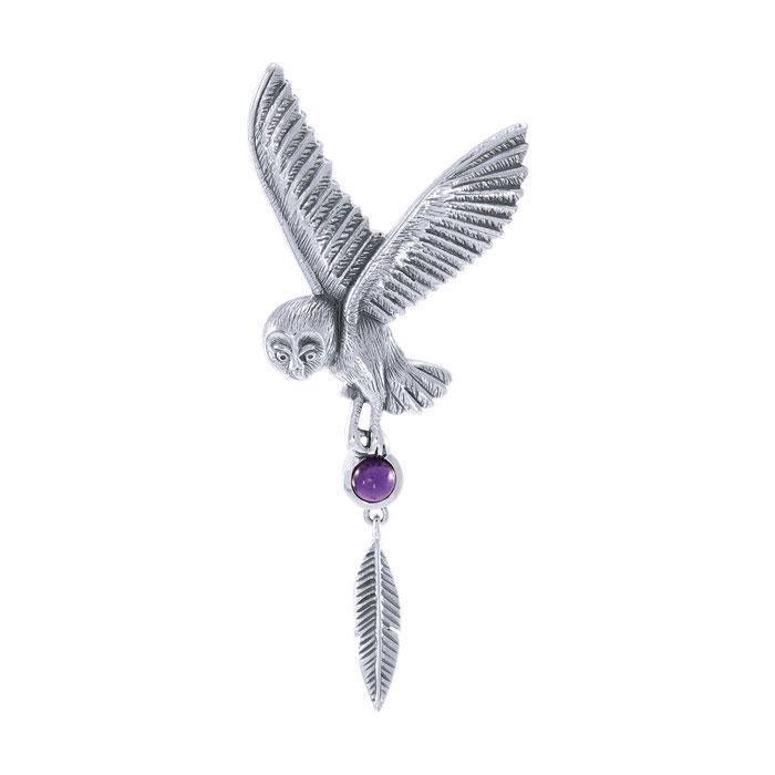 Ted Andrews Barn Owl Pendant TPD545 Pendant