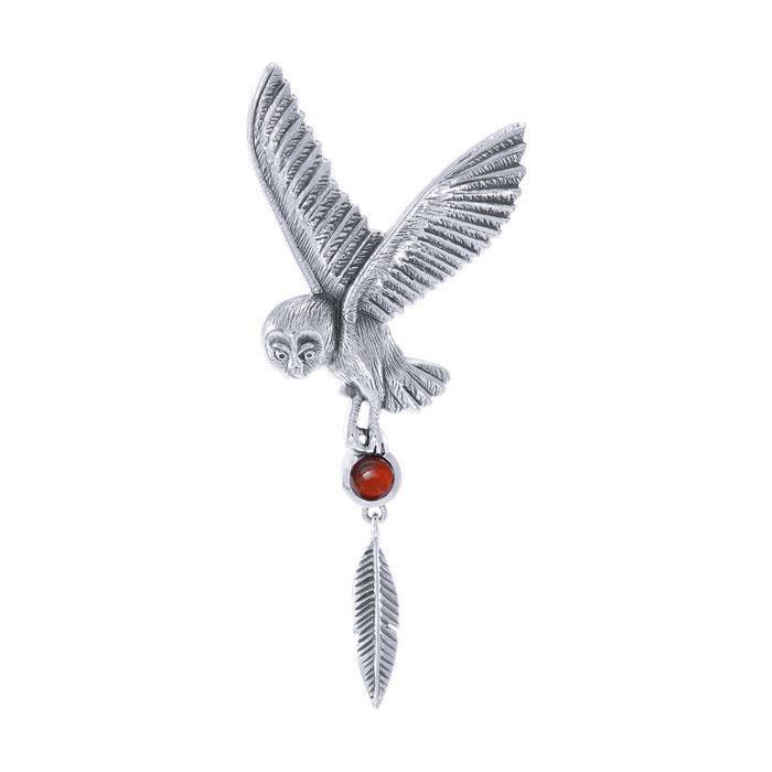 Ted Andrews Barn Owl Pendant TPD545 Pendant