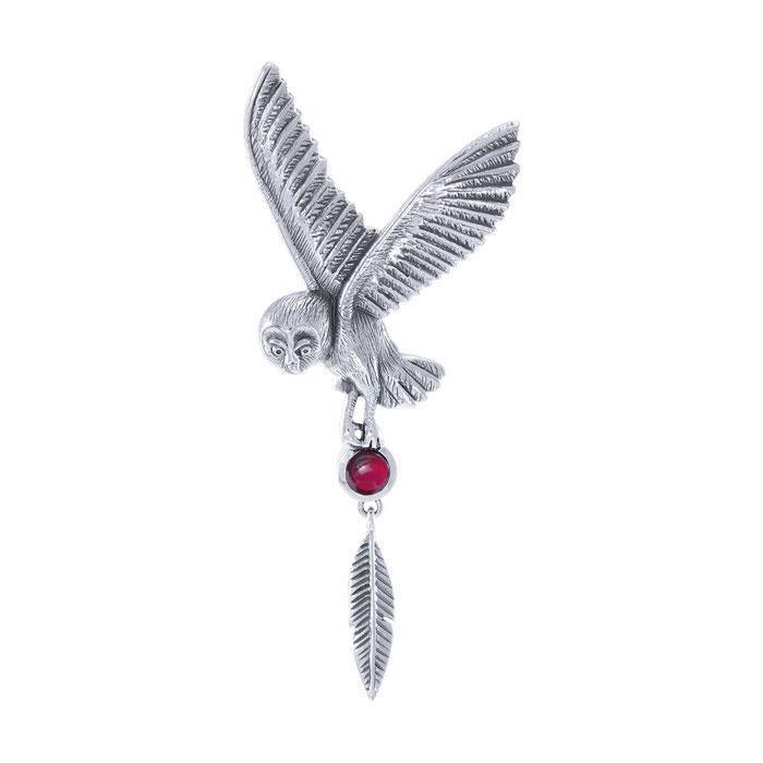 Ted Andrews Barn Owl Pendant TPD545 Pendant