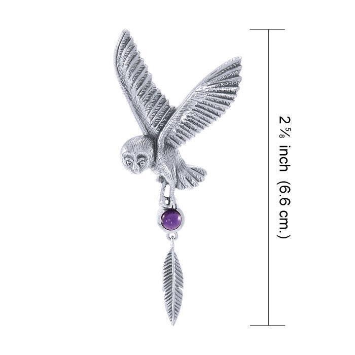 Ted Andrews Barn Owl Pendant TPD545 Pendant