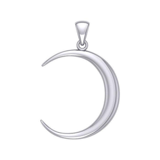 A Glimpse of the Crescent Moon Silver Pendant TPD5463 - peterstone.dropshipping