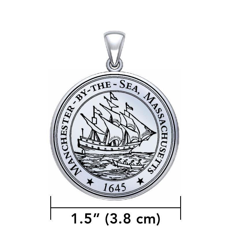 Manchester By The Sea Sterling Silver Pendant Large Version TPD5526 Pendant