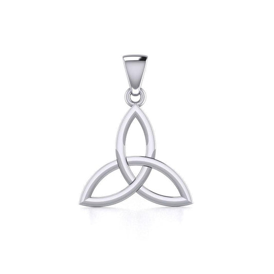 Celtic Trinity Knot Silver Pendant Small Size TPD5607 Pendant