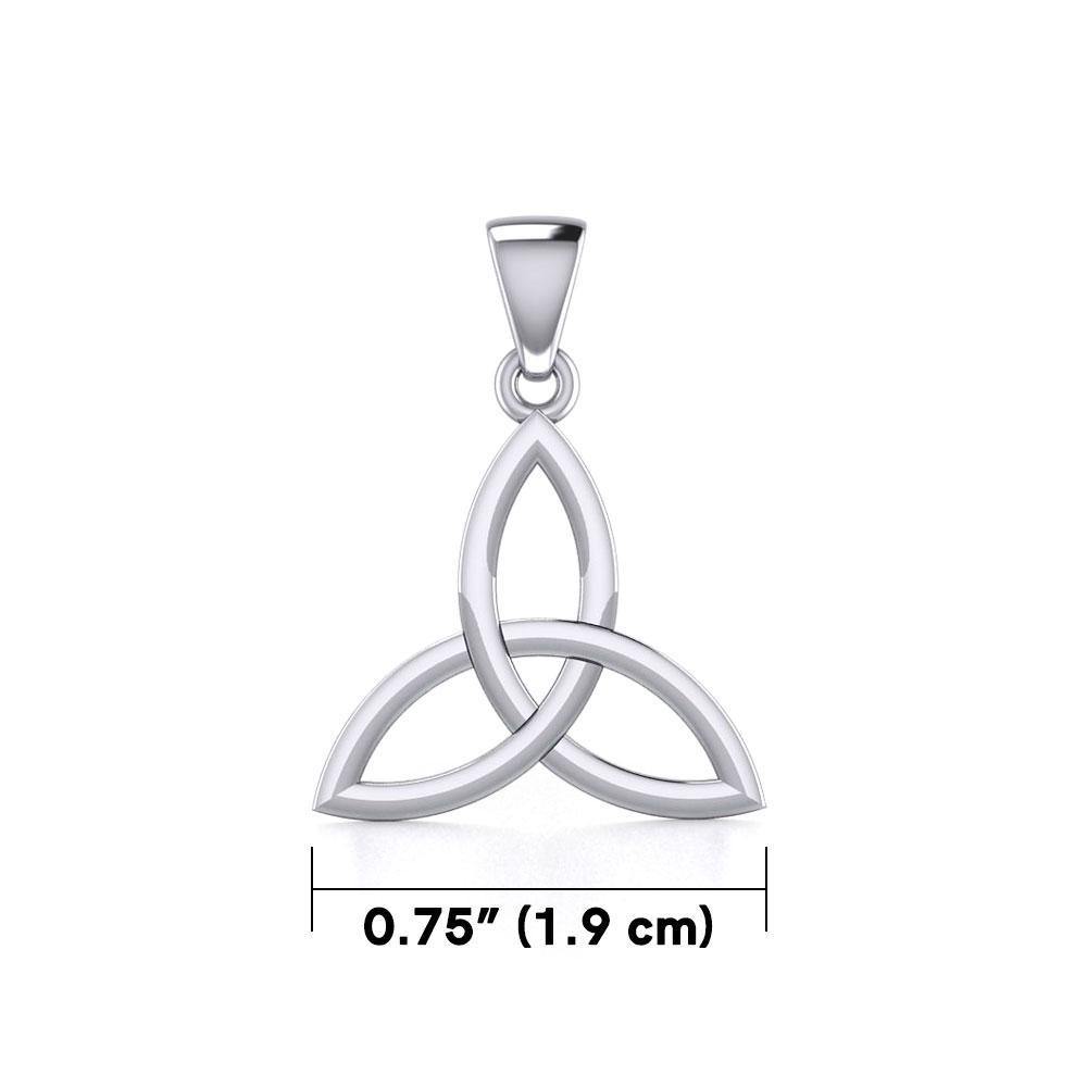 Celtic Trinity Knot Silver Pendant Small Size TPD5607 Pendant