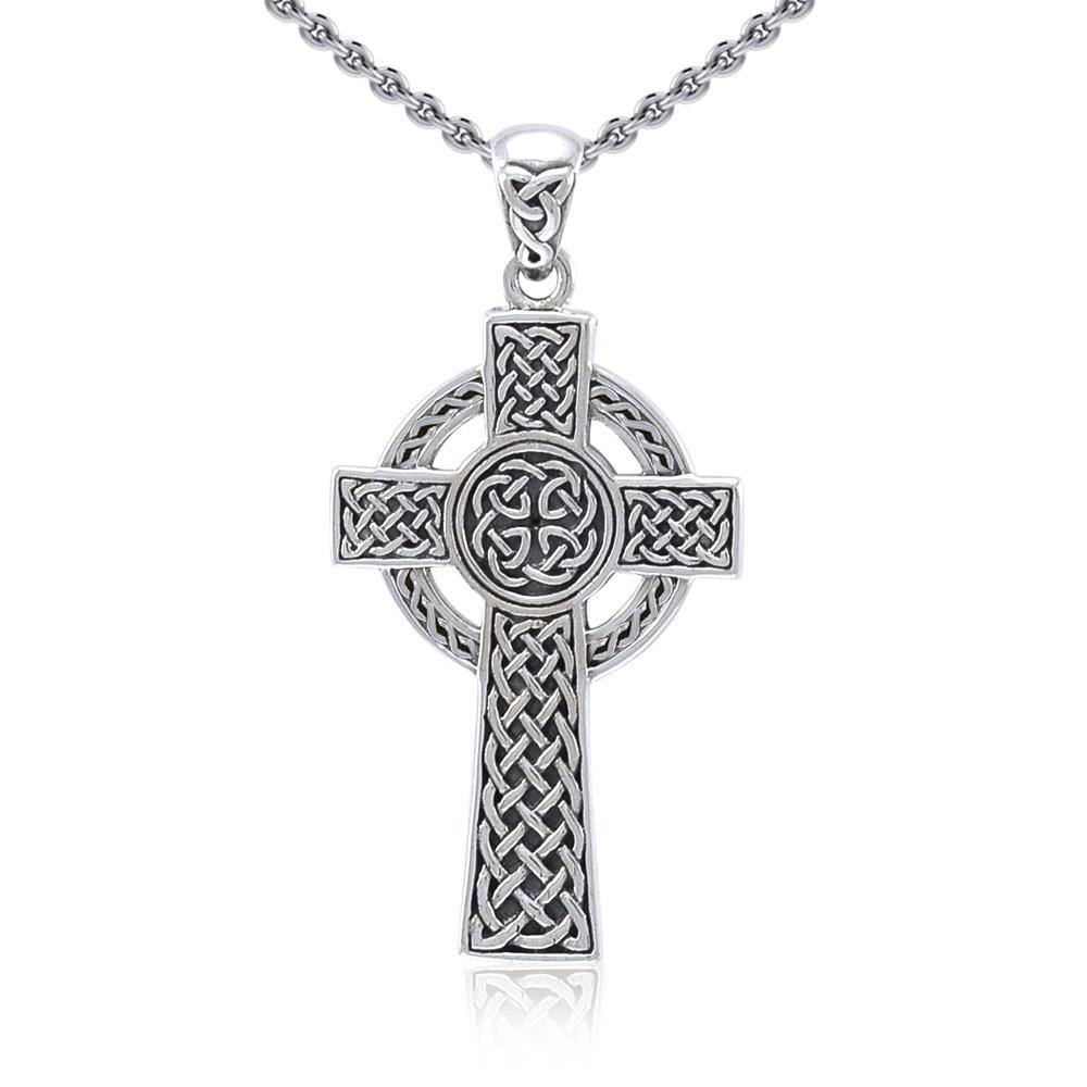 Sterling Silver Celtic Cross Pendant TPD5608 Pendant