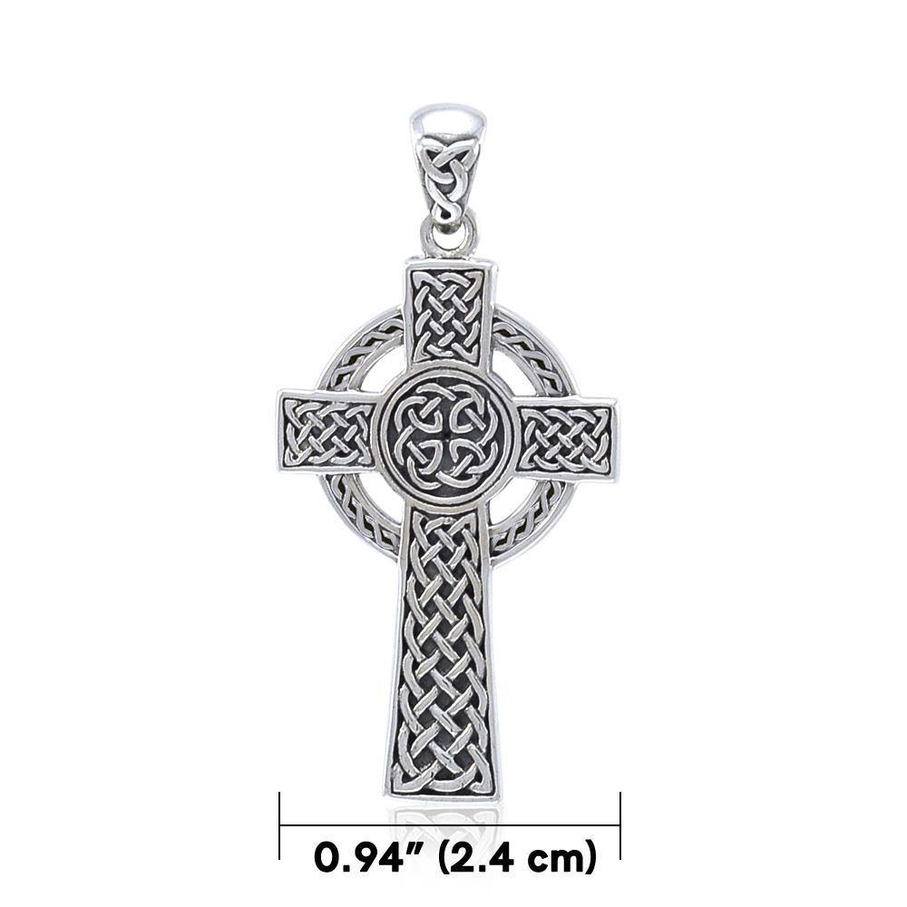 Sterling Silver Celtic Cross Pendant TPD5608 Pendant