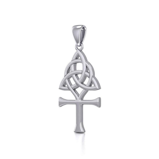 Triquetra Ankh Silver Pendant TPD5661 Pendant