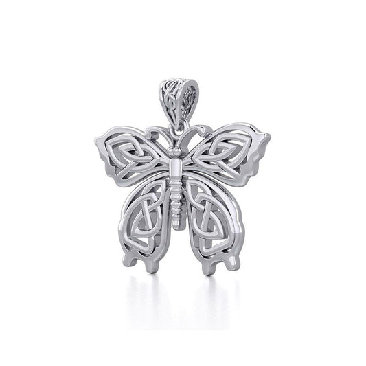 Celtic Butterfly Silver Pendant TPD5688 Pendant