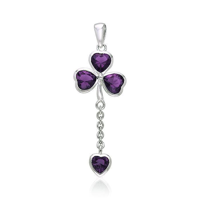 Celtic Shamrock Silver Pendant TPD580 Pendant