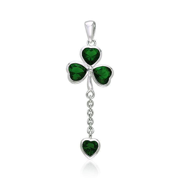 Celtic Shamrock Silver Pendant TPD580 Pendant