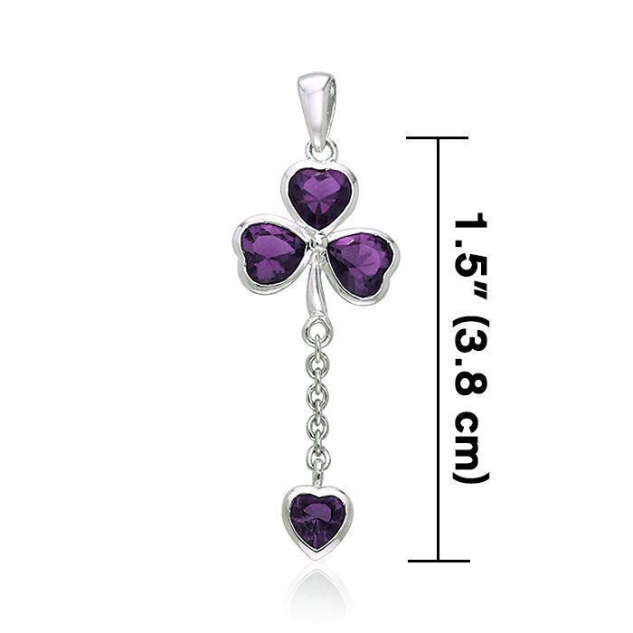 Celtic Shamrock Silver Pendant TPD580 Pendant