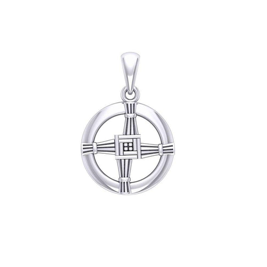 Saint Brigids Cross Silver Pendant TPD5882 - peterstone.dropshipping