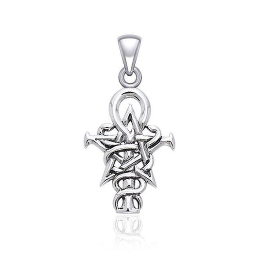 Penkhaduce Wizardry symbol Silver Pendant by Oberon Zell TPD5915 - peterstone.dropshipping
