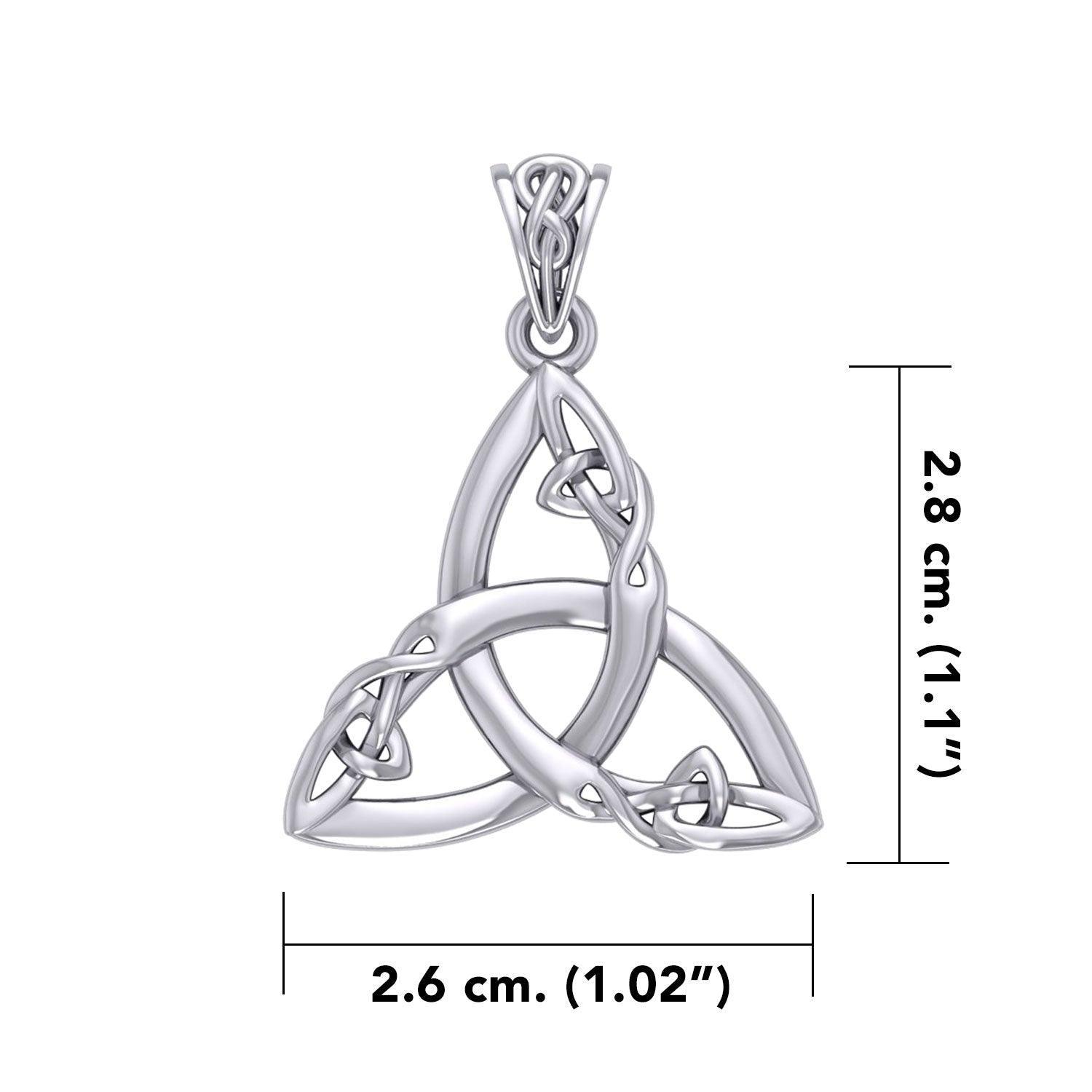 Celtic Trinity Silver Pendant TPD5992 - peterstone.dropshipping