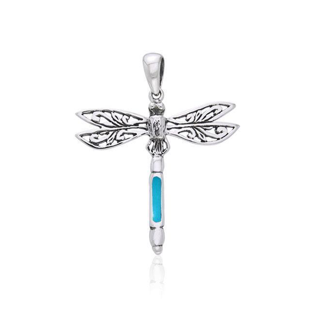 Dragonfly Sterling Silver Pendant TPD735 Pendant