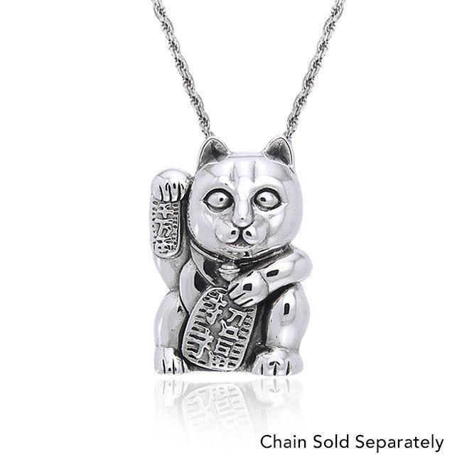 The Lucky Cat Maneki Neko TPD761 Pendant