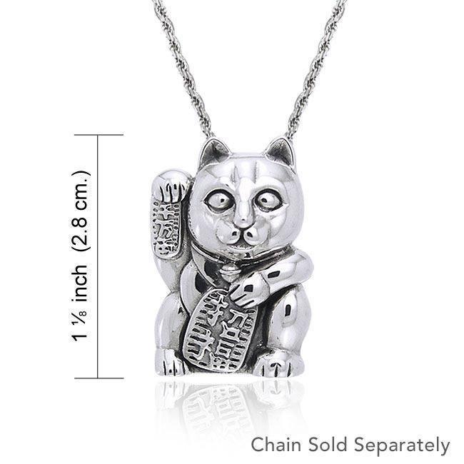 The Lucky Cat Maneki Neko TPD761 Pendant