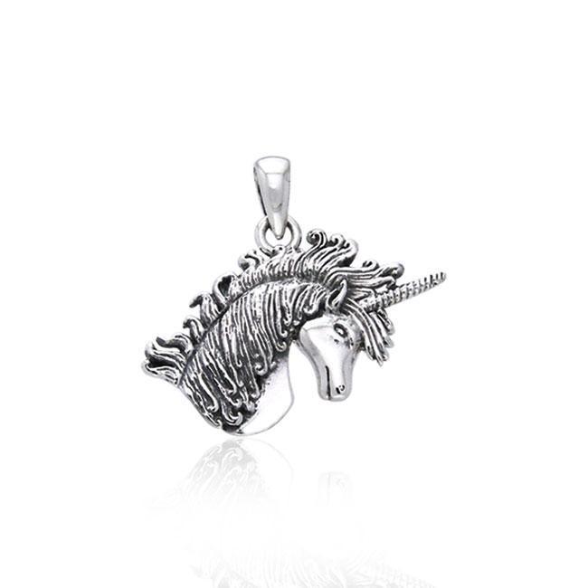 Silver Unicorn Pendant TPD959 Pendant