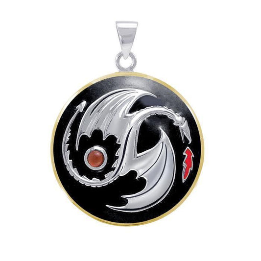Oberon Zell Yin Yang Dragon Pendant TPV3207