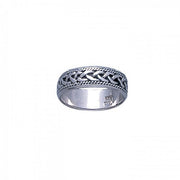 Eternity remains ~ Celtic Knotwork Sterling Silver Ring TR041 Ring