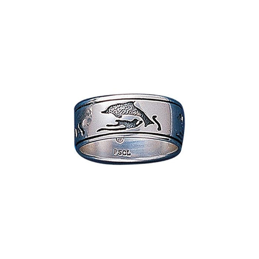 Silver Dolphin Ring TR1071