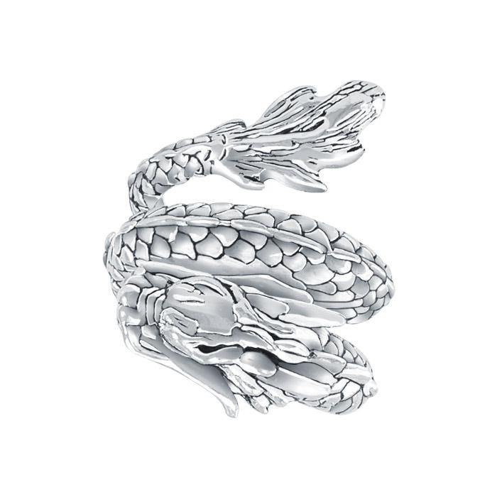 Coiled Eastern Dragon Ring TR1445 Ring