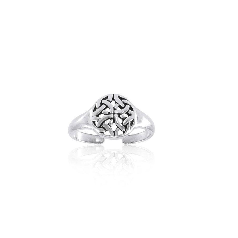 Celtic Knotwork Silver Toe Ring TR1466 - peterstone.dropshipping