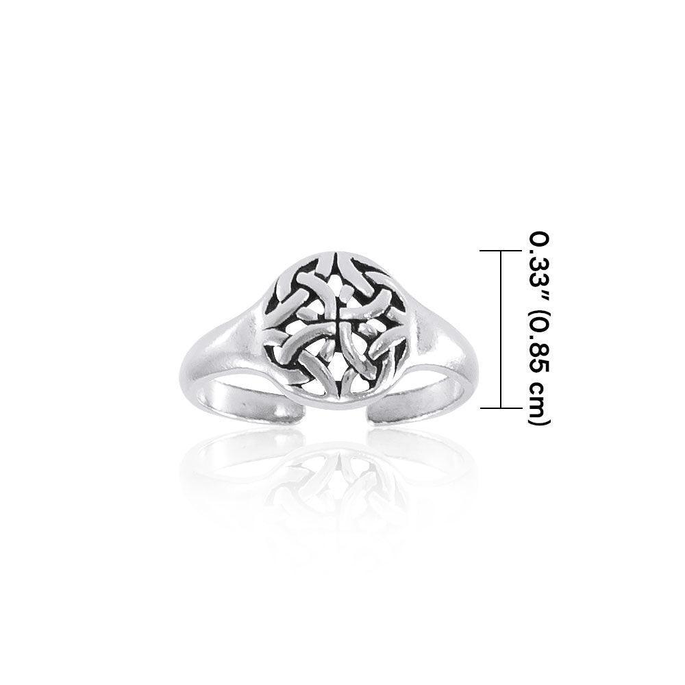 Celtic Knotwork Silver Toe Ring TR1466 Toe Ring