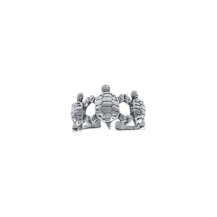 Sea Turtle Sterling Silver Toe Ring TR1476 - Wholesale Jewelry