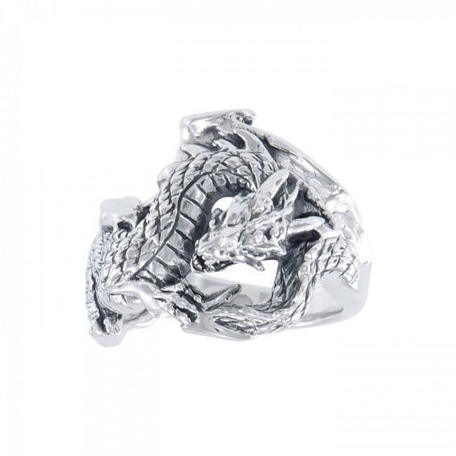 Fantasy Dragon Silver Ring TR1600 Ring