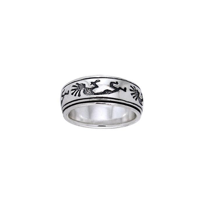 Kokopelli Spinner Ring TR1686