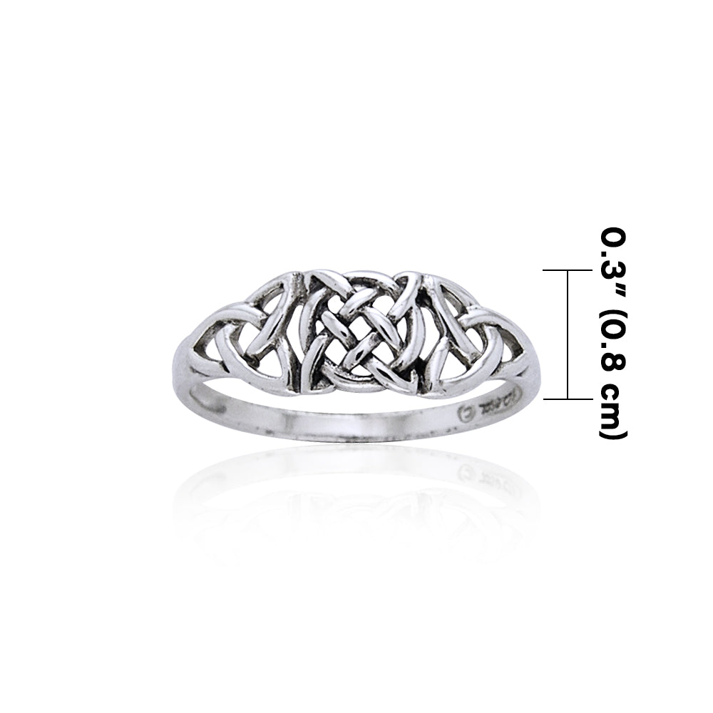 Celtic Knotwork Silver Ring TR1753 Ring