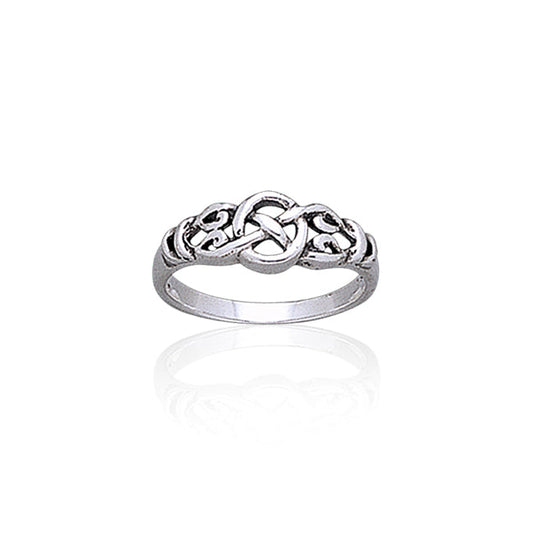 Celtic Knotwork Sterling Silver Ring TR1768 Ring