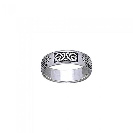 Celtic Knotwork Silver Ring TR1896