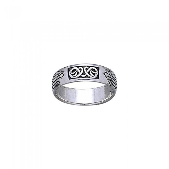 Celtic Knotwork Silver Ring TR1896