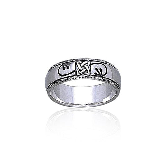 Celtic Knotwork Sterling Silver Ring TR1904 Ring