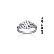 Triquetra Sterling Silver Ring TR231 Ring