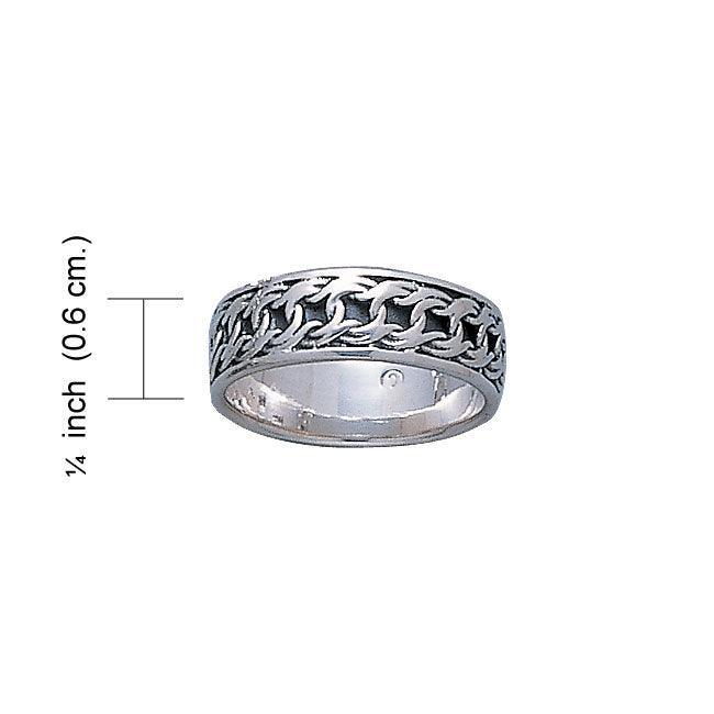 Celtic Knotwork Silver Ring TR263 - peterstone.dropshipping