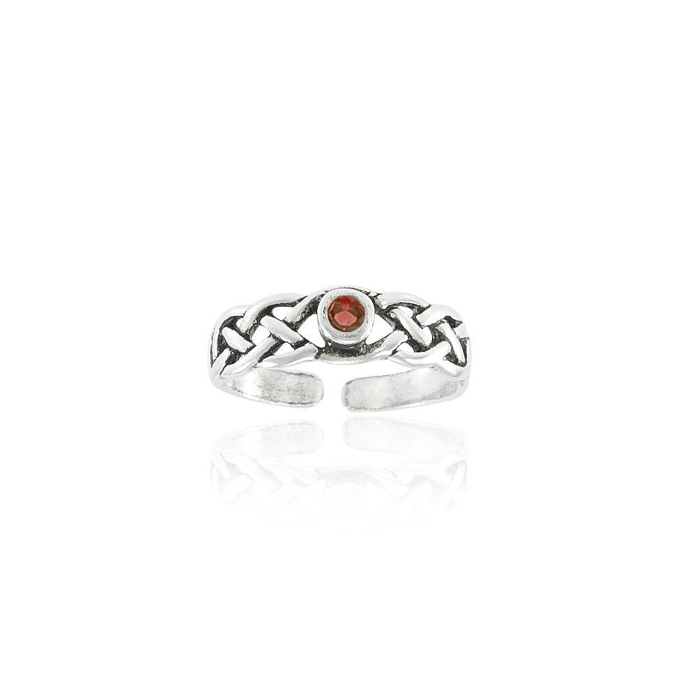 Celtic Knotwork Sterling Silver Ring TR3307 Toe Ring